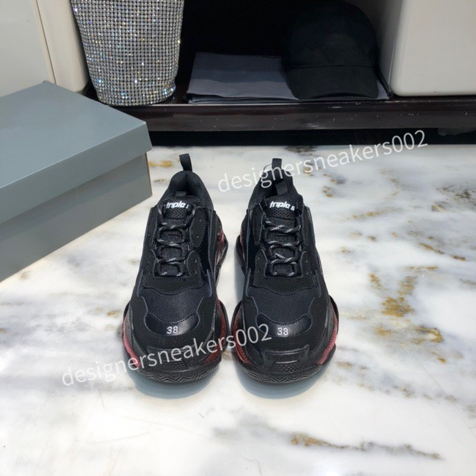 

Mans Black Walking Sneakers Men Women Black Red Casual Shoes Fashion Paris Sneakers yx201226, 02