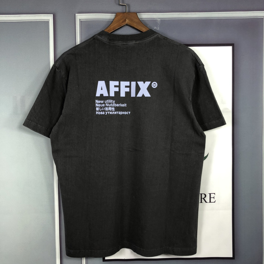 

2021 New Vintage Affix T-shirt Men Women Best Quality Tee Tops Oversized Harajuku Customized Products Btzb