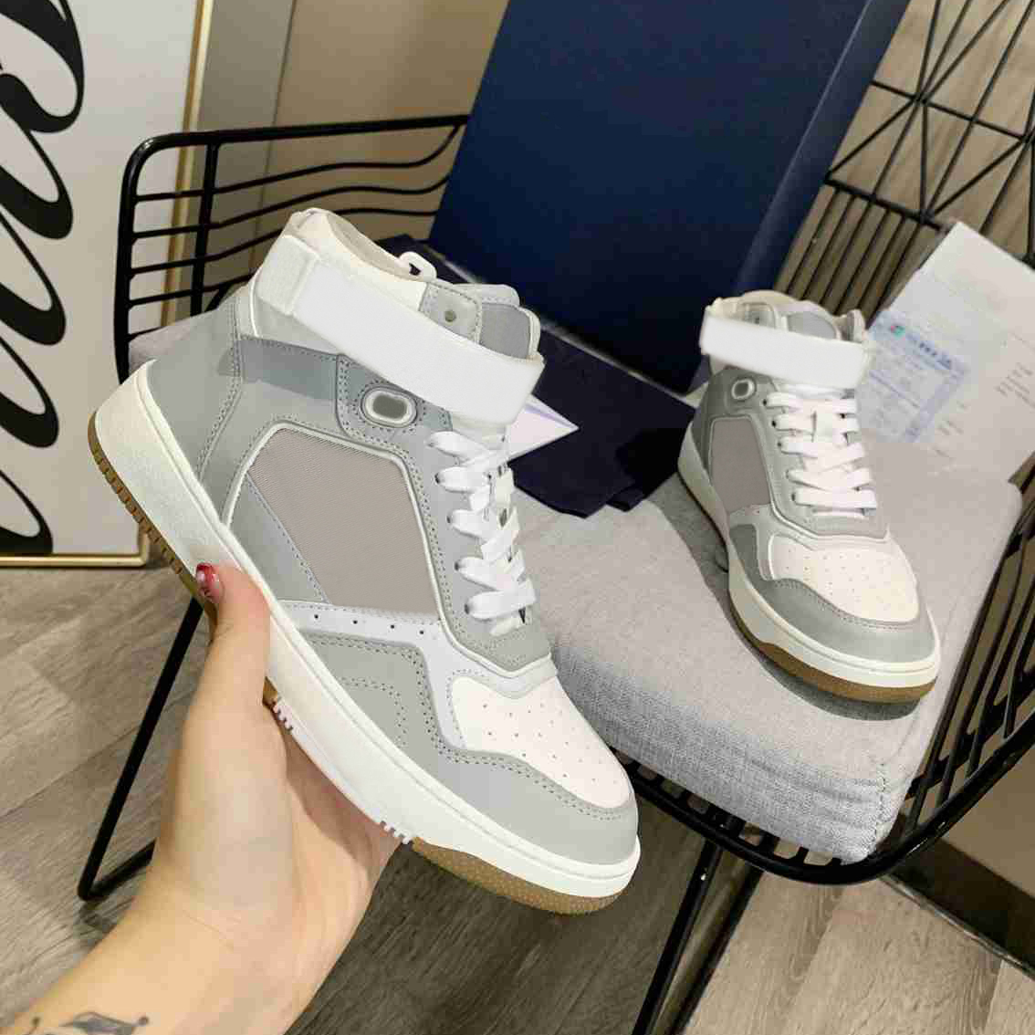 

2021 new arrival Mens Womens Casual Shoes fashion high low top sneaker Trainers high quality Casual Trainers Shoes size 35-45