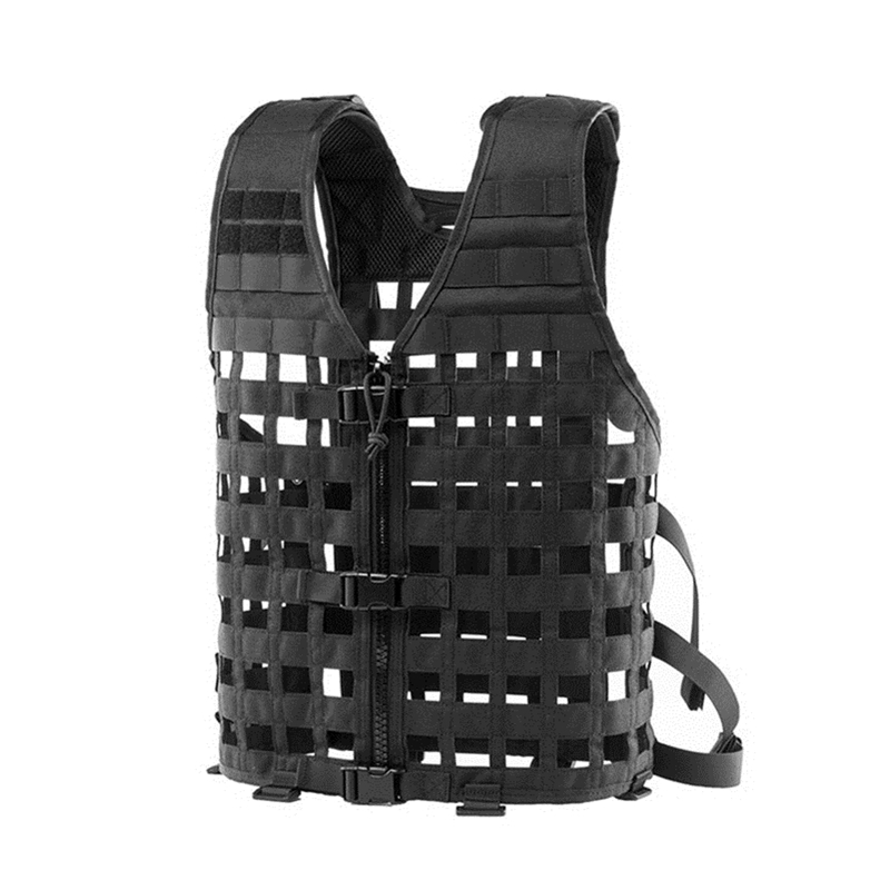 

OneTigris Netted Modular Airsoft Vest Outdoor CS Vest Molle Equipment 1000D Nylon Cloth Tactical Molle Hunting Vest 201214, Black;white