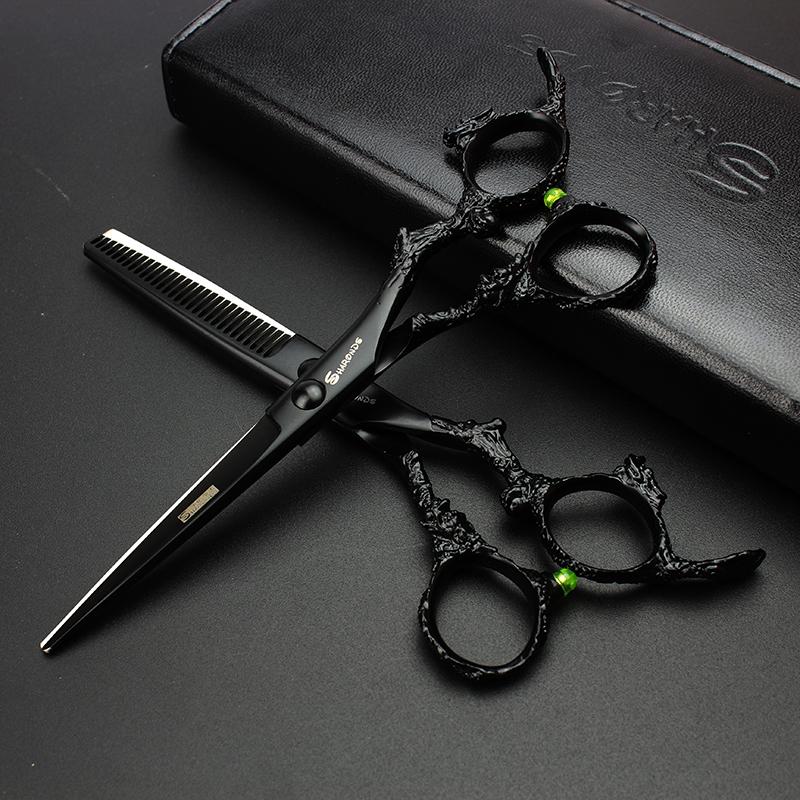 

6-inch hairdressing scissors suit barber shop hair scissors modeling tools professional thin set