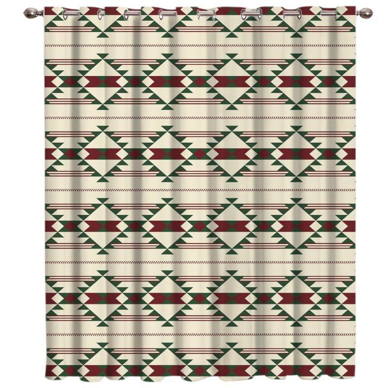 

Beige Christams Ethnic Geometic Window Treatments Curtains Valance Window Blinds Blackout Bedroom Outdoor Floral Kids1, As pic