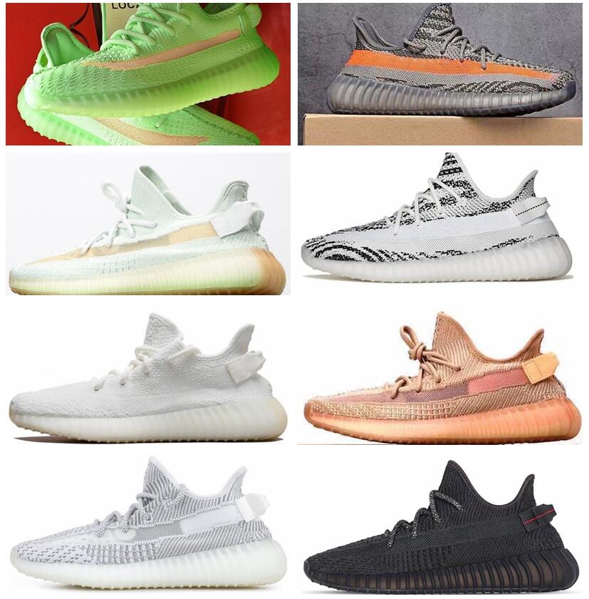 

2021 New Kanye West Tail Light Asriel Israfil Cinder Running Shoes Earth Zyon Cid Clay Zebra Yecheil Static Reflective Men Sports Sneakers, White;red