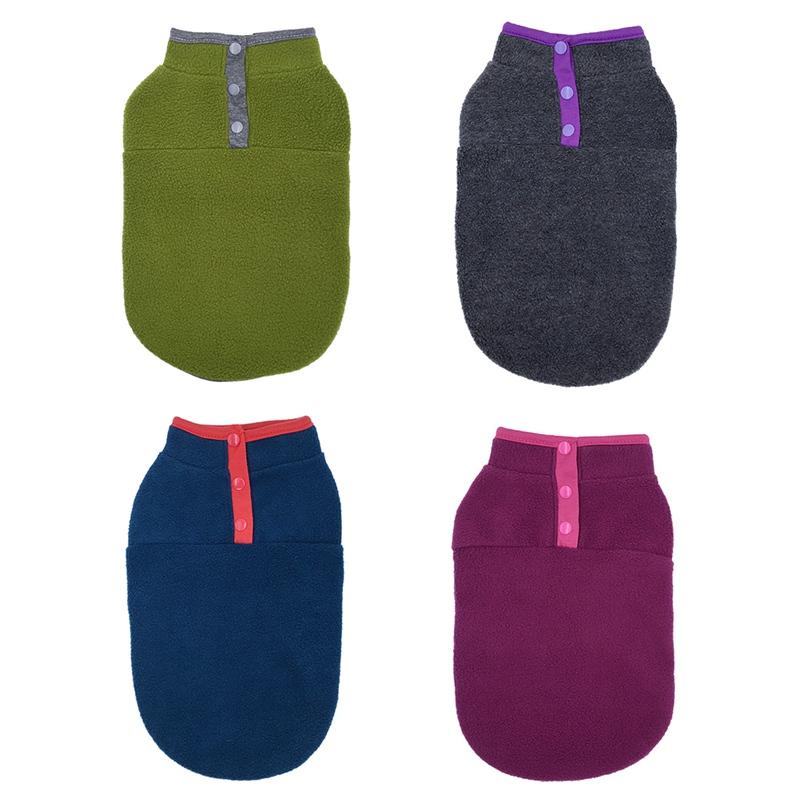 

Pet Dog Jacket Vest Clothes Coat Autumn Winter Fleece Vest For Cold Weather Dog Warm Sleeveless Shirt For Small Medium Dogs Pets, Green