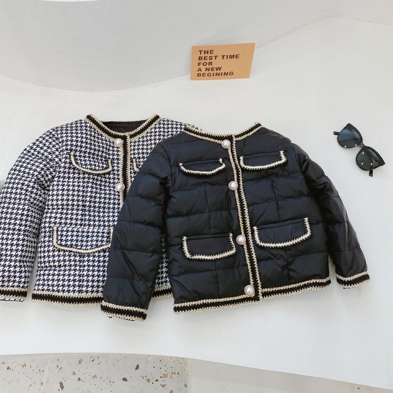 

2020 Autumn Winter New Arrival Girls Long Sleeve Duck Coat Kids Princess Jackets Girls Winter Coat, Black