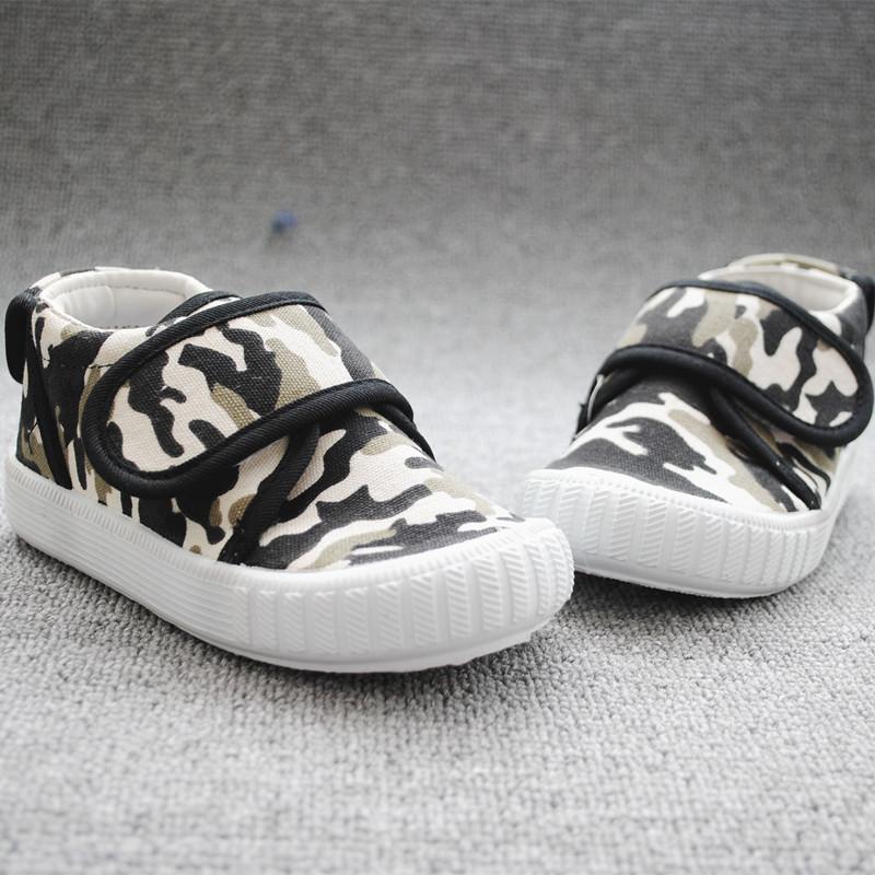 

Children Camouflage green Casual Shoes Boys Print Canvas Breathable Flat Shoes Student Camouflage Kids Rubber Sport Casual, 02