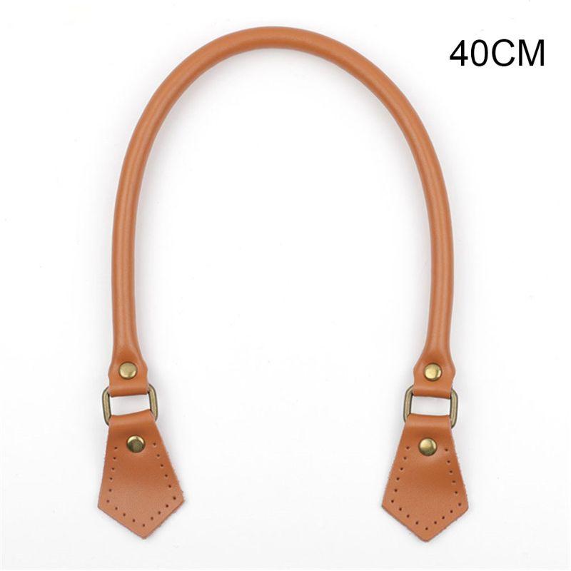 

PU Leather Handle Strap Replacement for Handmade Beach Bag Bucket Handbag M5TE