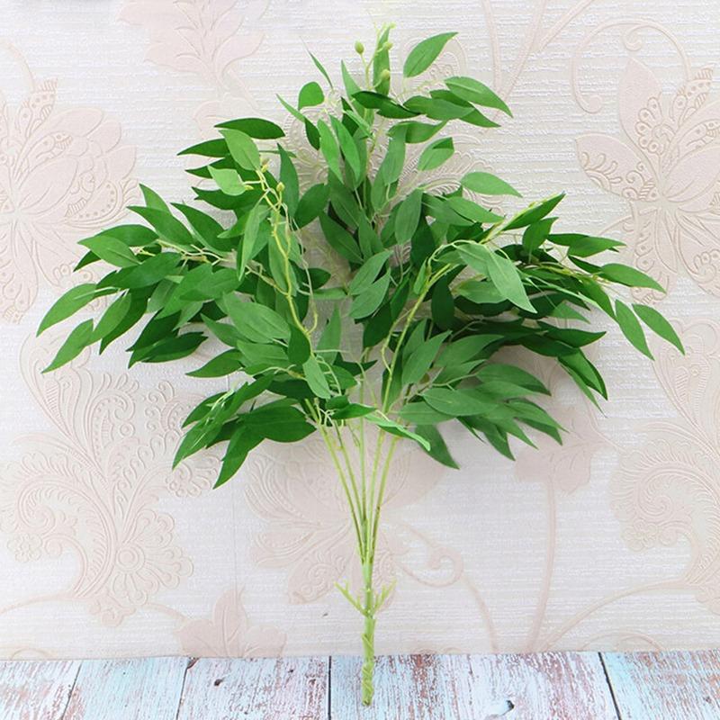 

Artificial Green Plant Vines Hanging Wall Home Decoration Balcony Flower Garden Living Room Club Bar Basket Accessories, Grey