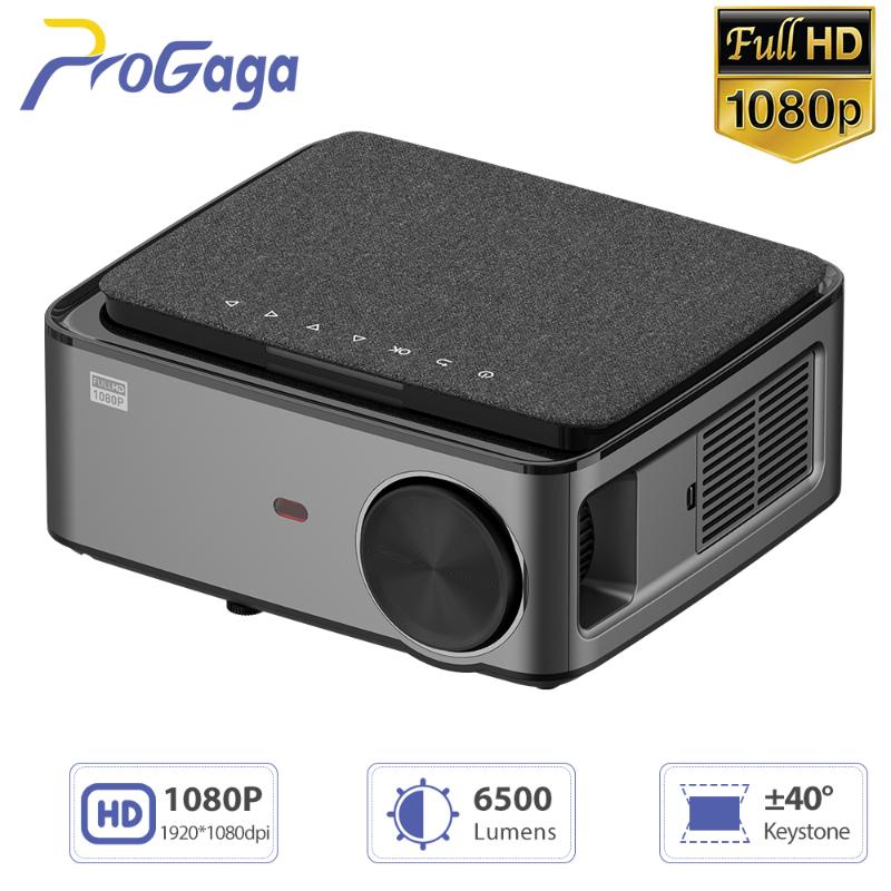 

ProGaga GA828 HD Projector Native 1920 x 1080P Projetor WIFI Multiscreen Smart Phone Beamer LED 3D Home Theater Video Cinema