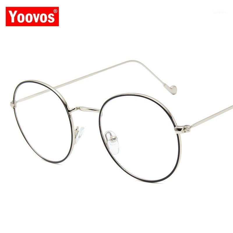 

Yoovos Vintage Glasses Women Transparent Lens Metal Round Reading Glasses For Women Retro Eyeglasses Lentes De Lectura Mujer1