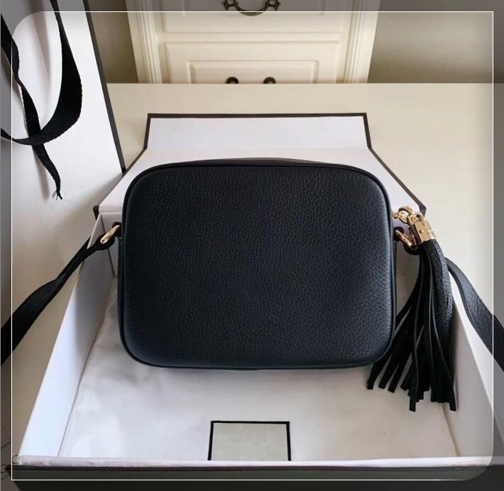 

high-quality Women Fashion Bag Famous Brand Designer Shoulder SOHO Bags Ladies Tassel Litchi Profile Messenger 308364, Invoices are not sold separately