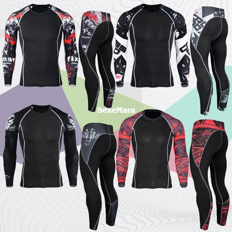 

GYM Tights Sports Men' Compression Sportswear Suits training Clothes Shirt Workout jogging Sports Clothing Tracksuit Rashgard1, T-shirt