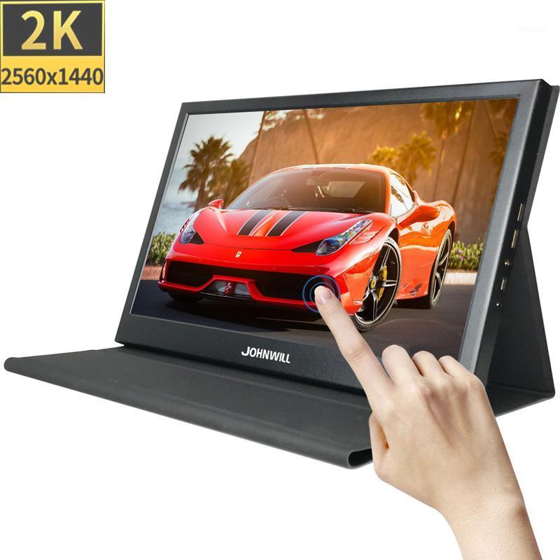 

Monitors Portable Monitor Pc 13.3 Inch 1080P 2K Touch Screen Ips Lcd Display Gaming For Laptop Ps3 Ps4 One Raspberry Pi1
