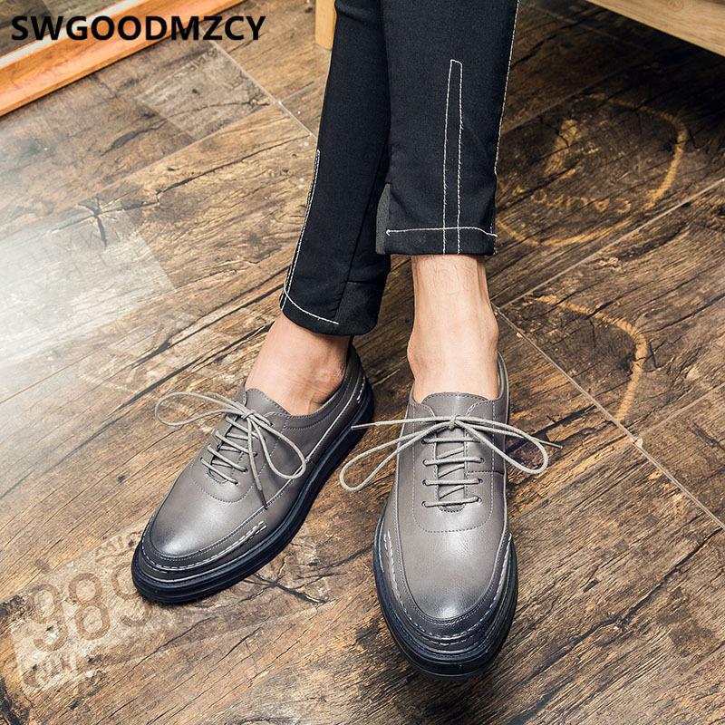 

Formal Shoes Men Classic Business Shoes Men Office Coiffeur Italian Brand Business Oxford Leather Wedding Guest Dress, Black