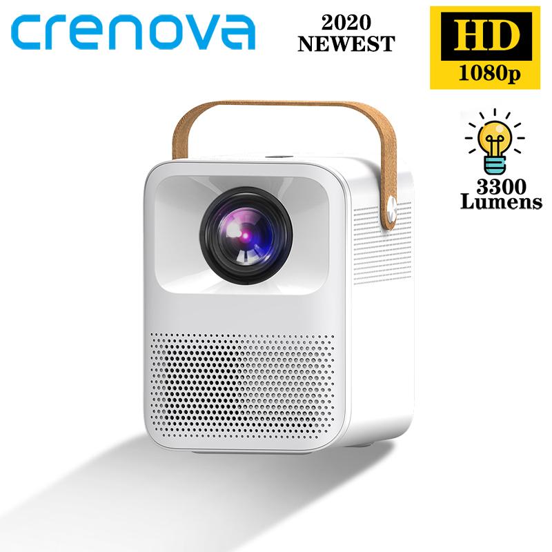 

Crenova 2020 Newest Projector 1080P 3300 Lumens Mini Projector 3D LED Proyector ET30 for Full HD Home Video Beamer