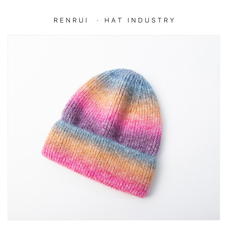 

Women knitted Winter Hat female Warm fur beanie Girls Solid Bonnet women Skullies beanies Soft Hats wool beanies