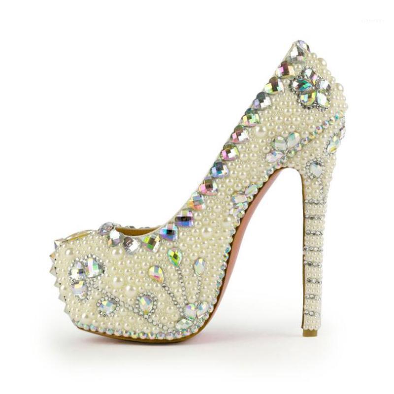 

New Arrival crystal Women Wedding shoes Woman 16cm high heel platform shoes woman ladies chaussure femme talon sexy1