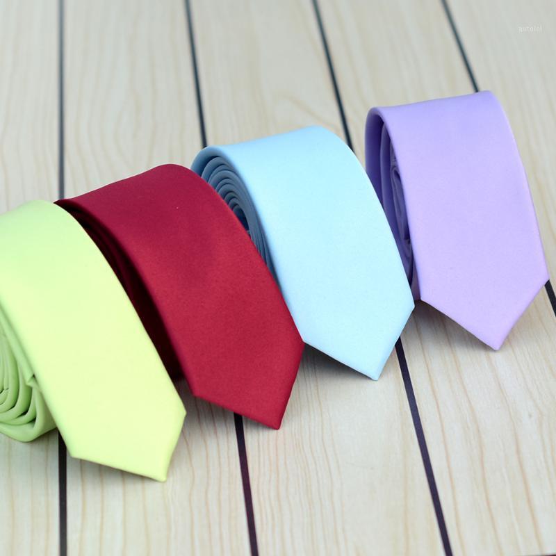 

TIES 5CM for men Fashion necktie Classic wedding Solid Color Men's formal women1