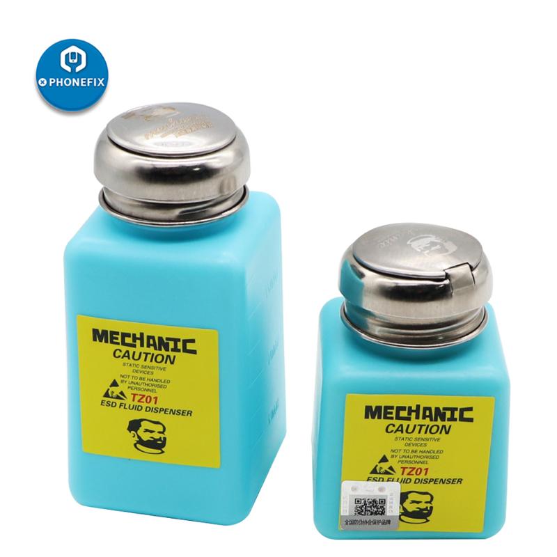 

Mechanic Solder Alcohol Bottle 100ML 180ML Plastic Liquid Bottle Cleaner Alcohol Container Fluid Dispenser for Repair