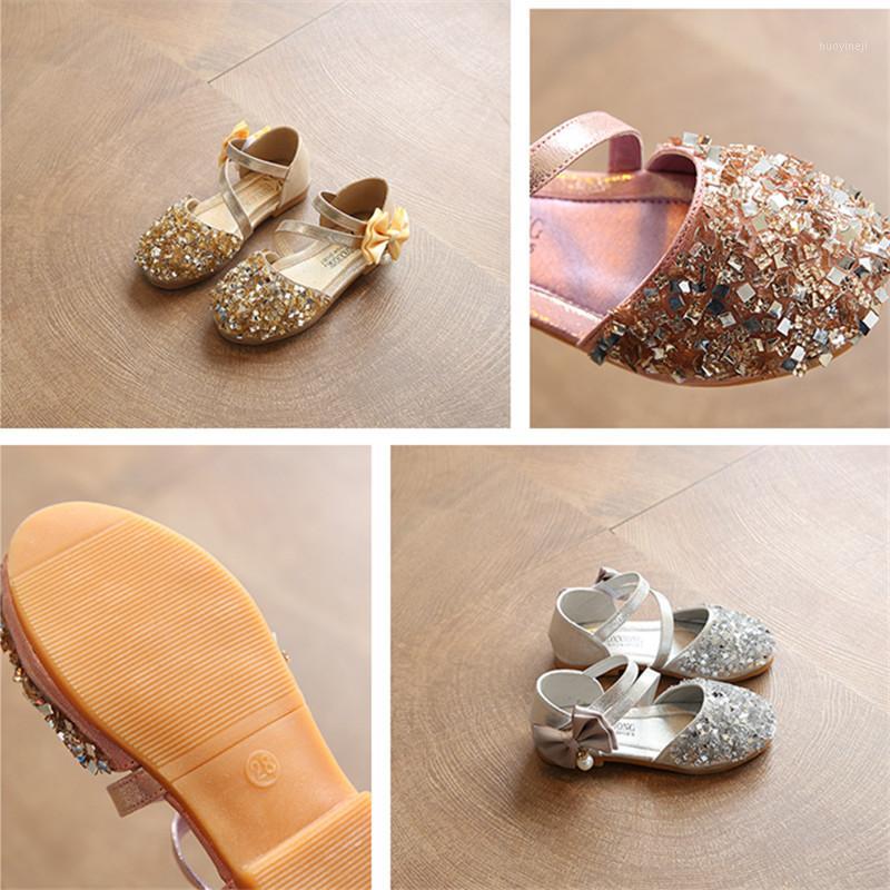 

2020 Summer New Soft Sole Baby Toddler Sandals,Sequins Glitter Party Wedding Leather Shoes For Girls,Fashion Wild Princess Shoes1, Pink