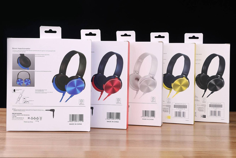 

Headphones 3.5mm foldable metal texture CD strip microphone headset color fashion cable headset Headband( for PC, Black