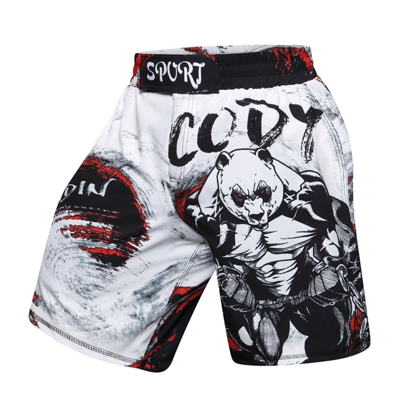 

Brand New Men GYM Pants 3D Printing MMA Shorts Fitness Breathable orangutan Pant Quick Dry shorts men compression Running shorts Y200901