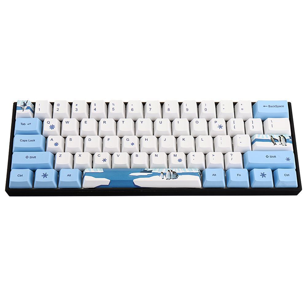 

Penguin Keycap PBT Sublimation OEM Profile Keycap For GK61 GK64 Mechanical Gaming Keyboard For PC Desktop Laptop LJ200922
