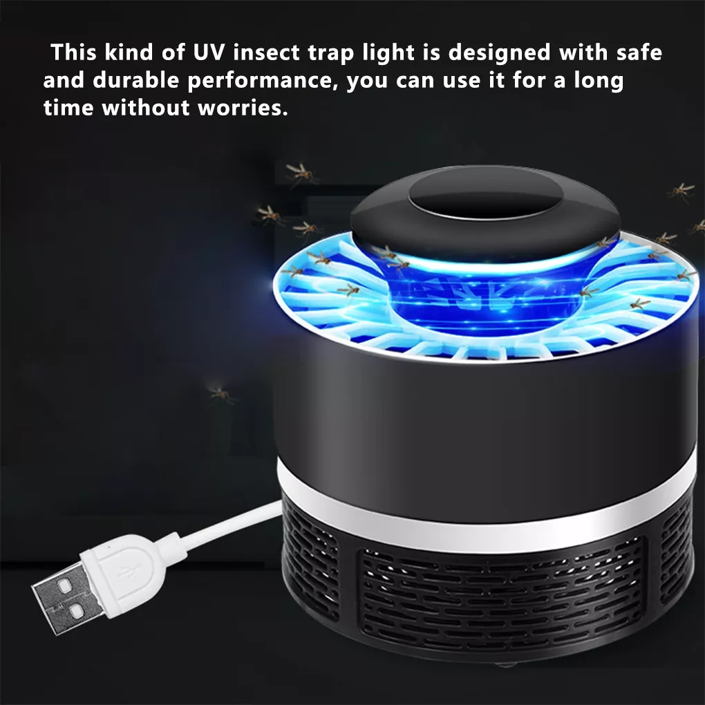 

LED ultraviolet portable USB charging trap mosquito and fly insect control household mosquito repellent lamp