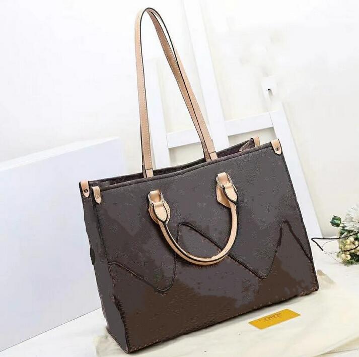 

2021 styles Handbag Large Capacity Fashion Leather Handbags Women Tote Shoulder Bags Lady Leather Handbags Bags purse, Brown