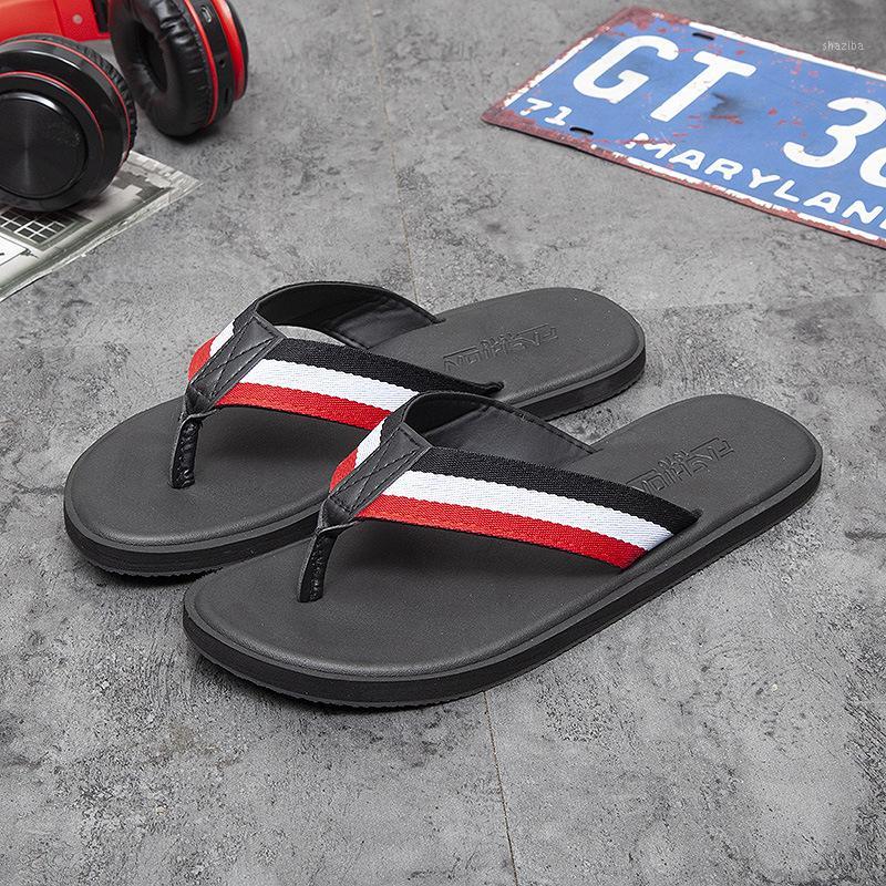 

Coslony Summer flip flops men's personality outside beach summer outdoor pinch tide fashion sandals sleepers shoes men size 501, Green