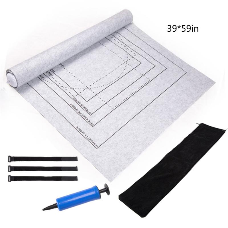 

Jigsaw Roll Jigsaw Storage Felt Mat Environmental Protection Materials Puzzle Game mat with Drawstring Storage Bag, Red