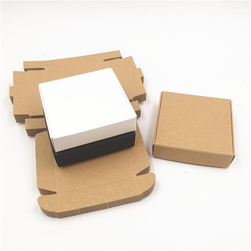 

30Pcs/Lot Brown Black White DIY Kraft Paper Boxes For Father's Day Socks Gifts Packaging Gifts Storage Container Boxes Wholesale1