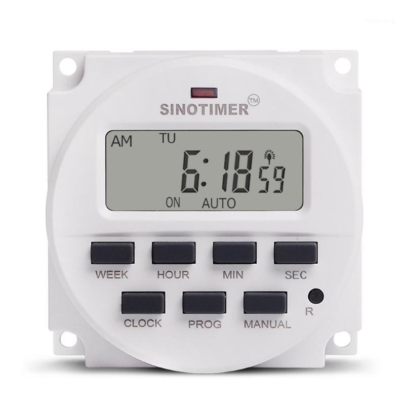 

Timers SINOTIMER 220V Weekly 7 Days Programmable Digital Time Switch Relay Timer Control For Electric Appliance 8 ON/OFF Setting1