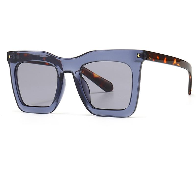 

Vintage Black Square Sunglasses Women 2021 New Trend Clear Shades Woman Sun Glasses Retro Brand Eyewear UV400