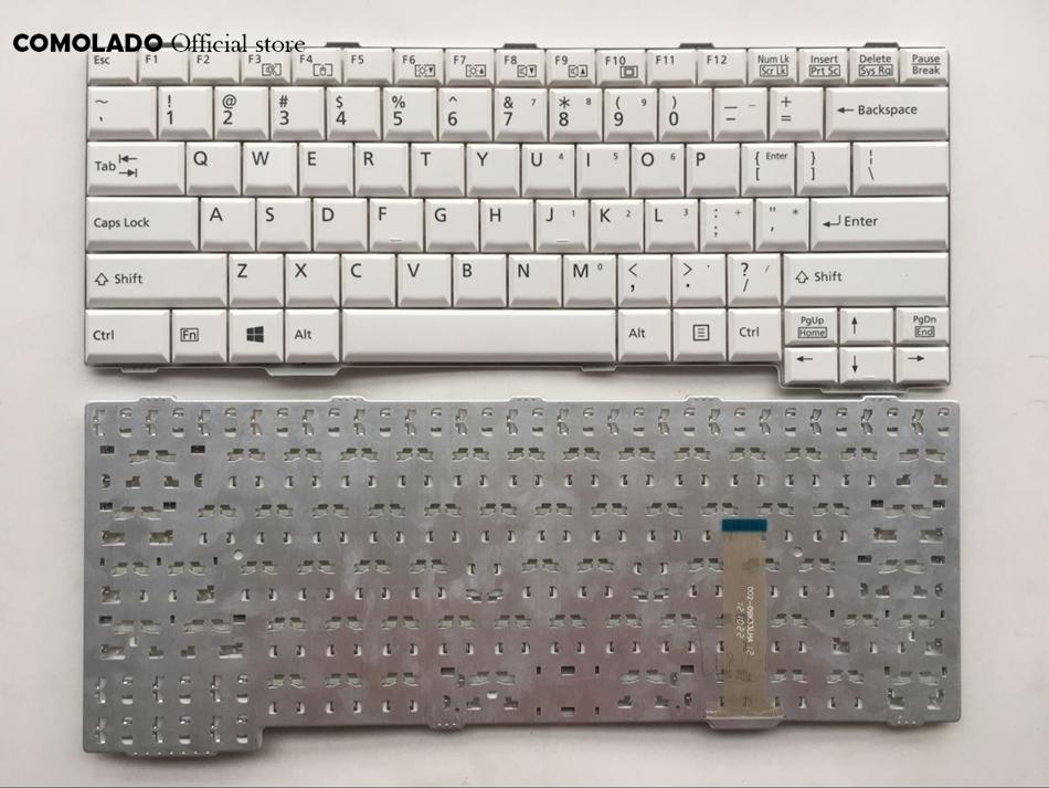 

Russian Japanese Nordic US Laptop Keyboard For Fujistu A561D A561C E741 A552 SH560 SH761 T901 S761 S762 White RU JP ND US Layout