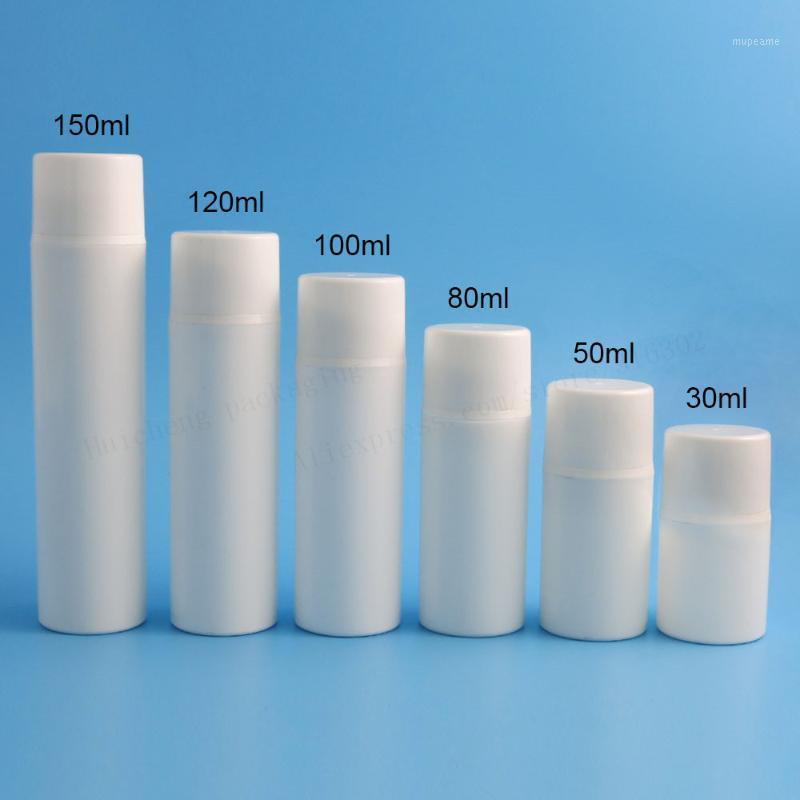 

24 X Empty PharmaPump white Airless Pump Bottles 1oz 50ml 80ml 100ml 4oz 5oz Travel Airless lotion Cream Containers1
