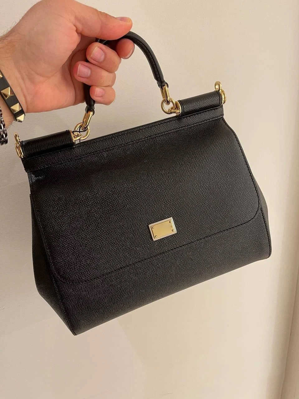 

Women's pouch for autumn/winter 2021 new standard leather palm sack courier shoulder bag big capacity small square purse, Black