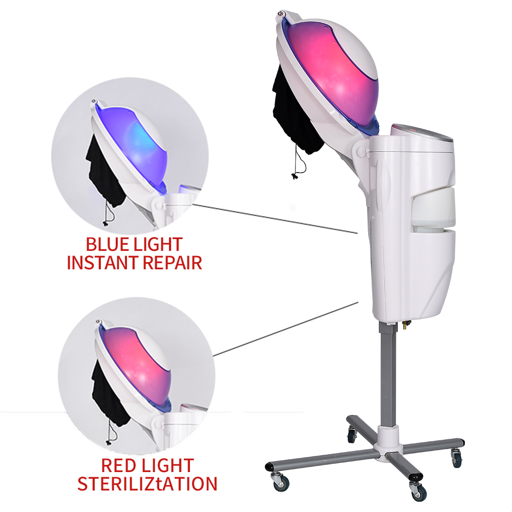 

Professional Salon Hair Steamer Machine 7 Lights Functions for Dyeing Perming Oil Treatment Color Processor&Accelerator Barber Use or Home Spa Hair Care Equipment