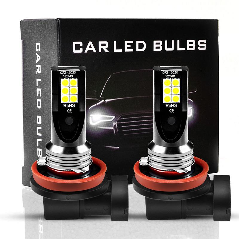 

ASLENT 2pcs H8 H11 Led H9 4 9006 3 9005 Fog Lights Bulbs Car Driving Running Lamp luces led para auto H7 12V 24V
