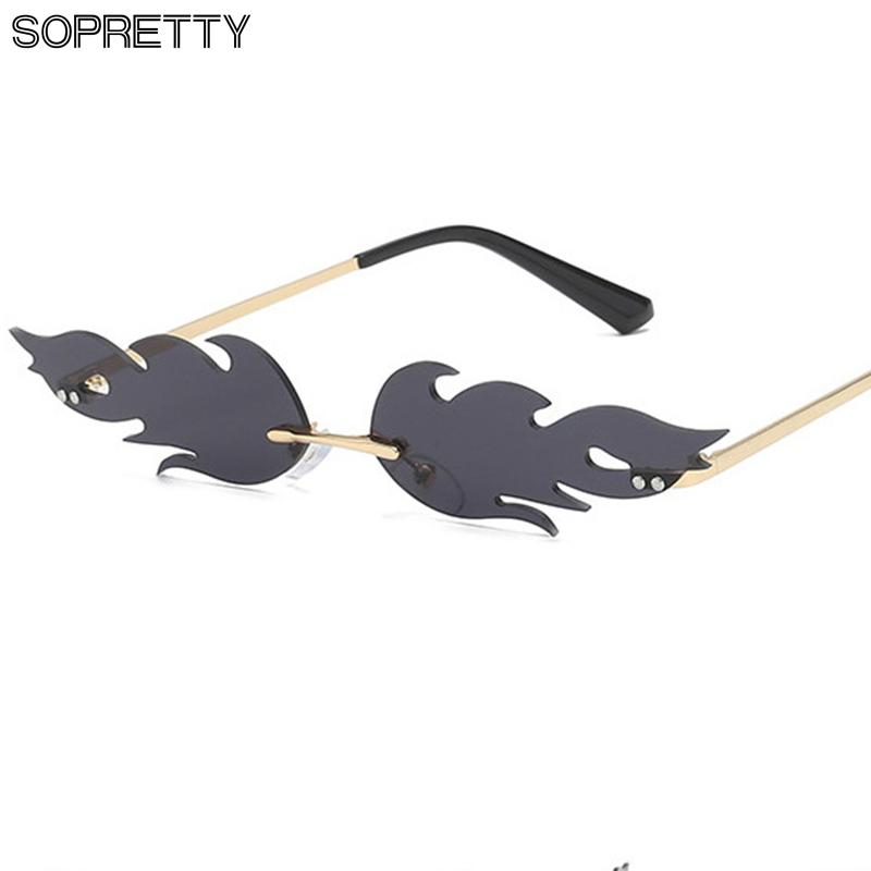 

Luxury Cat Eye Sunglasses Women Vintage Brand Designer Sun Glasses ,Men Small Metal Shades ,Trendy Mirror Fire Eyewear UV400