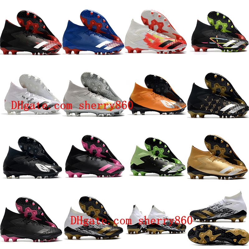 

2020 top quality mens soccer shoes PREDATOR MUTATOR 20.1 AG turf soccer cleats PREDATOR 20.1 high ankle scarpe calcio football boots new hot, As picture 3
