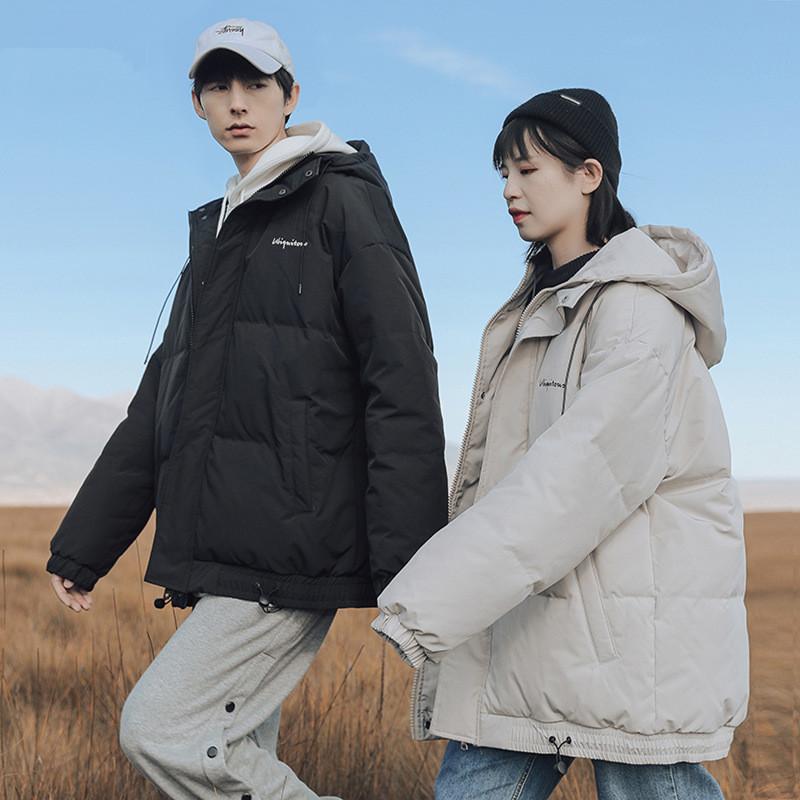 

2020 winter new leisure warm thick waterproof jacket pakas coat men's new autumn coat windproof hooded mens jackets, Black