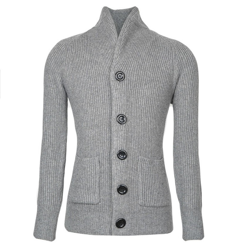 

2020 Brand New Men's Sweater Jackets Thick Coat Knit Knitted Sweater Overcoat for Male Raglan sleeve Jacket, Black