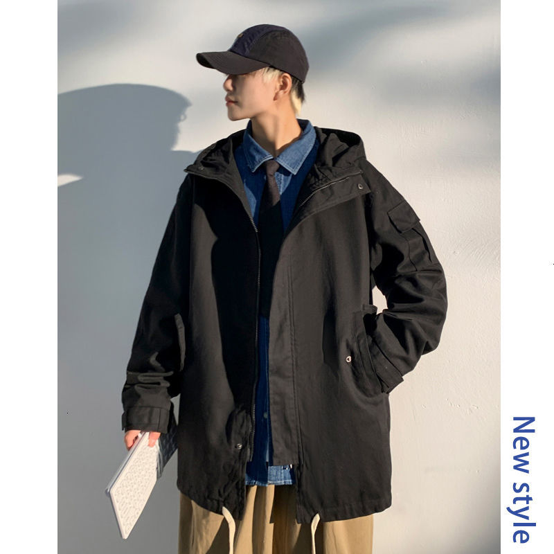 

Spring 2021 Men's New Size M- Youth Clothing Jacket HA2P, Black