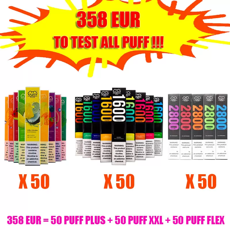 

SUIT 50 PUFF PLUS 50 XXL 50 FLEX E Cigarette Disposable BAR Vape Device Pen Pod 800 1600 2800 PUFFS Mixed Package 550mah 650mah 850mah Pre-filed VS ELUX ELF GEEK BAR