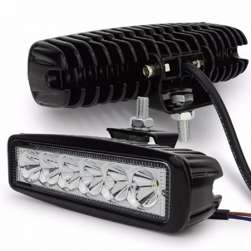 

2pieces 18w DRL Daytime Running Light LED 10-30V 4WD 12v car accessories for Off Road Truck Bus Boat Fog Light for LADA NIVA1