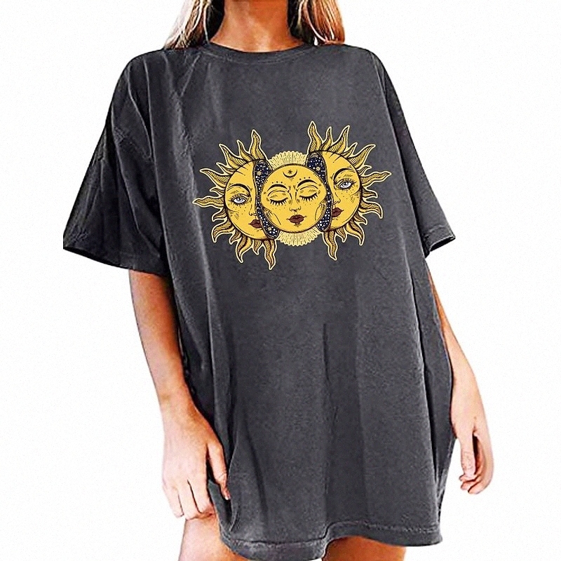 lonea womens vintage clothes vintage sun print t shirts oversized tees, oversized shirts for teen girls, graphic tees for teens, sun moon print o-image-756015278