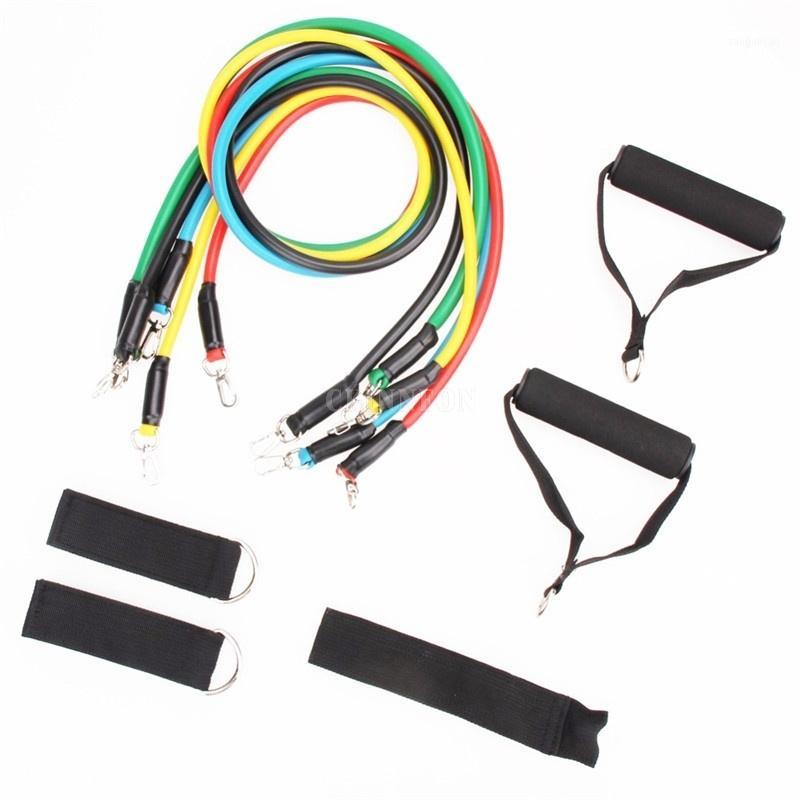 

10Sets 11PCS/Set Latex Tubing Expanders Exercise Tubes Strength Resistance Bands Pull Rope Pilates Fitness Equipment1