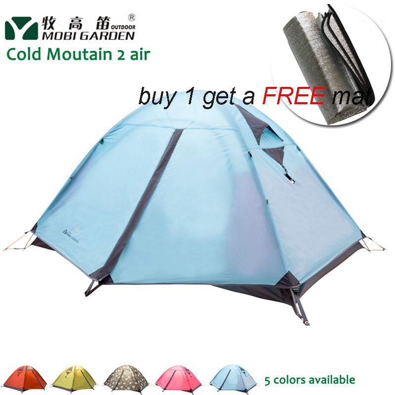 

Mobi Garden Cold Mountain 2AIR Update Version 2-people 3-season Camping Aluminum Pole Professional Double Layer Outdoor Tent1