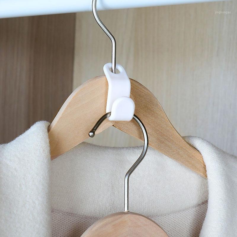 

6 Pcs/set Wardrobe Space-saving Multi-function Hanger Hook Coat Hook Plastic Closet Stack Hanger Rack Bedroom Storage Organizer1